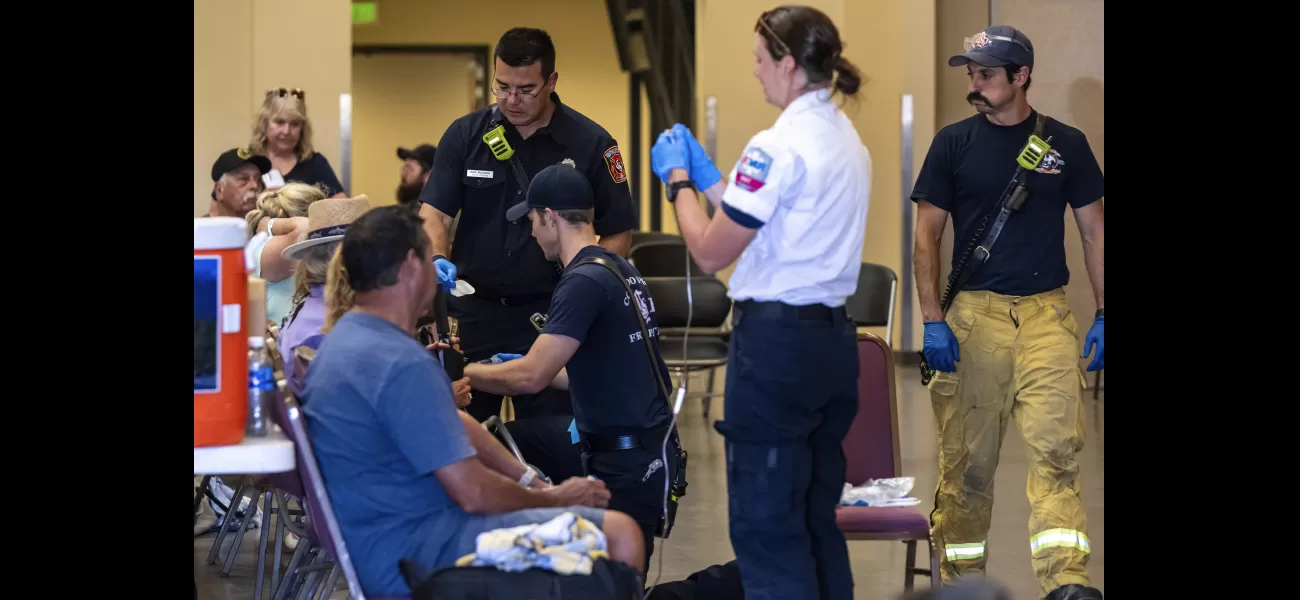 At a Colorado airshow, approximately 100 individuals became ill and 10 were hospitalized due to high temperatures, according to officials.