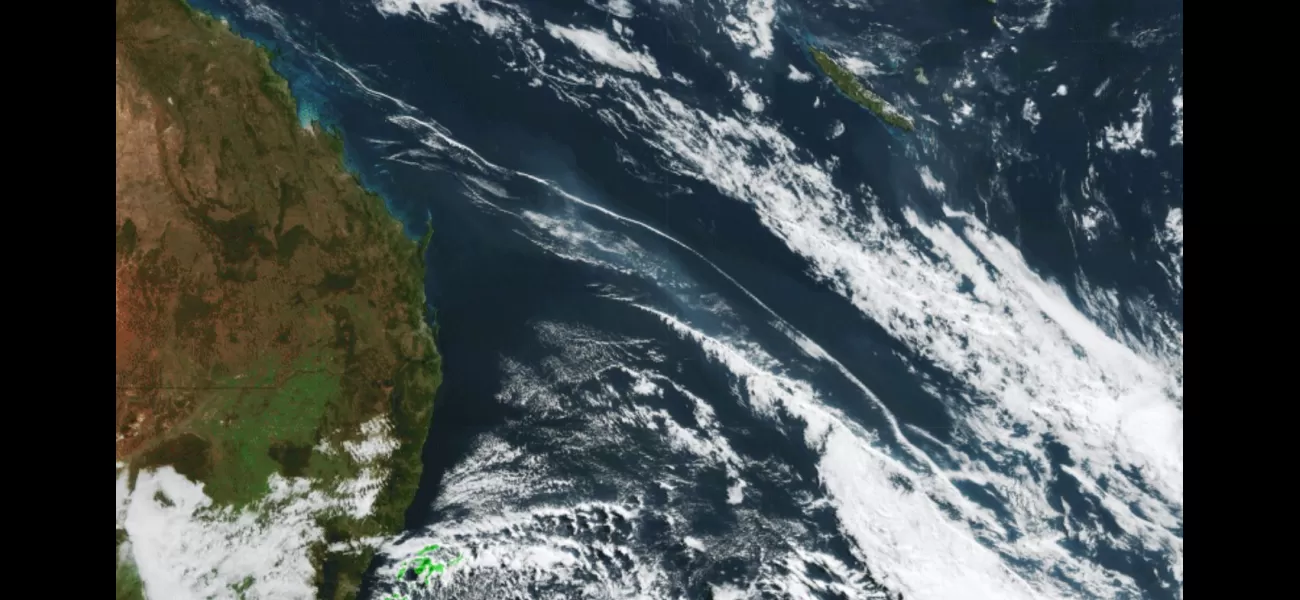 Strange weather system observed near Queensland coast.