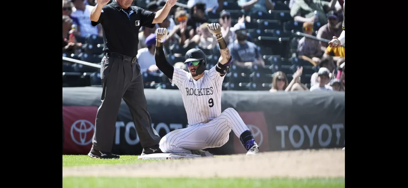 The Rockies beat the Padres 3-2, ending their winning streak and winning the series.