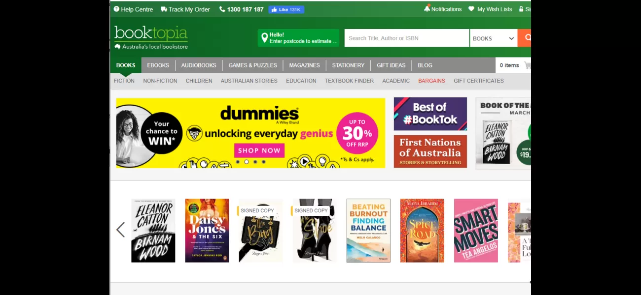 After being taken over by the owner of an online camera store, Booktopia has been saved from financial trouble.