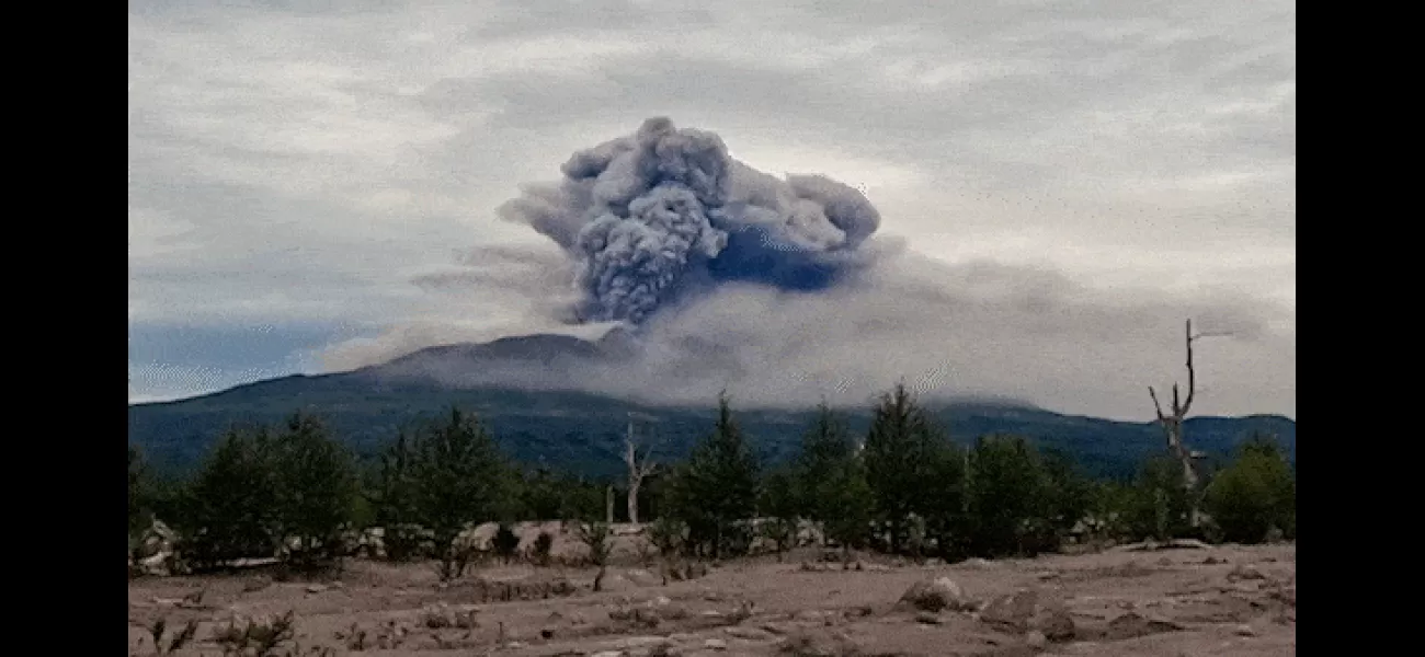 A volcano erupts in Russia's Far East following a powerful earthquake, with experts predicting a potentially stronger one.