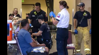 At a Colorado airshow, approximately 100 individuals became ill and 10 were hospitalized due to high temperatures, according to officials.