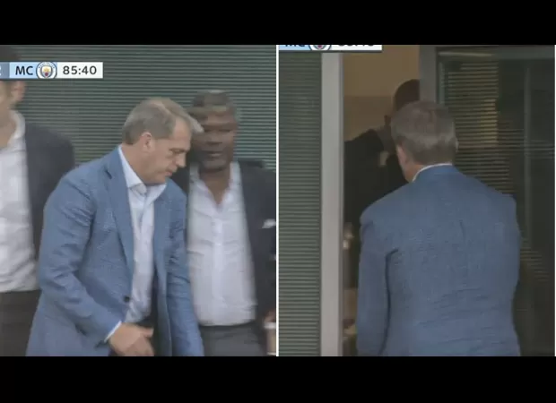 Jamie Redknapp criticizes Todd Boehly for leaving the Manchester City game early, calling his actions unacceptable.