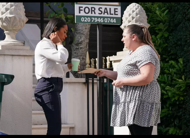 EastEnders reveals who will get Gray's house and a shocking turn of events occurs.