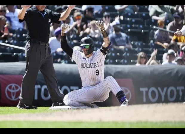 The Rockies beat the Padres 3-2, ending their winning streak and winning the series.