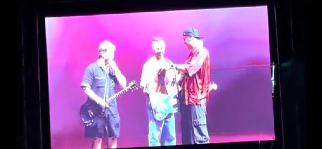 Busted's emotional announcement for two fans at their concert is the sweetest thing ever.