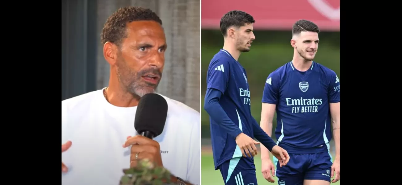 Rio Ferdinand says Declan Rice told him that Arsenal's Kai Havertz is a talented player.