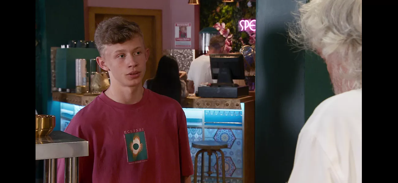 A teenage actor from Coronation Street was hospitalized for an unknown reason.