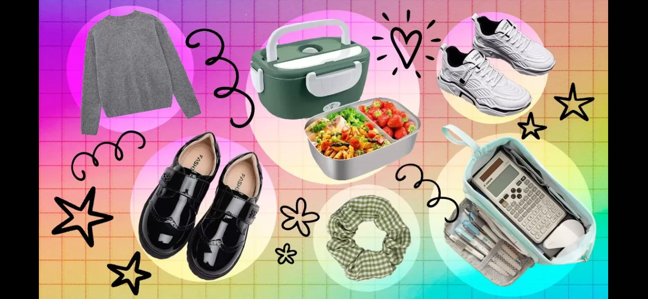 Prepare for school with affordable essentials - buy uniforms, writing materials, and other items for less than £1.