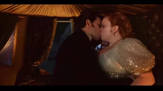Netflix show receiving criticism for copying intimate scene from Bridgerton involving a carriage.