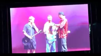Busted's emotional announcement for two fans at their concert is the sweetest thing ever.