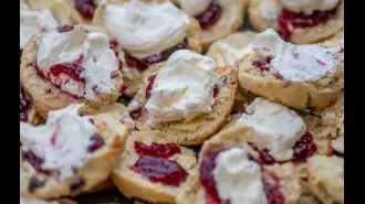 Researchers have determined the proper order for topping scones - cream first, then jam.