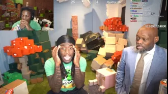 Kai Cenat and IShowSpeed seek therapy to conquer Minecraft.