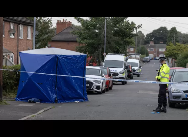 A woman has died and a 17-year-old girl is critically injured after being stabbed by an unknown assailant.