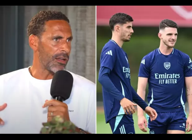 Rio Ferdinand says Declan Rice told him that Arsenal's Kai Havertz is a talented player.