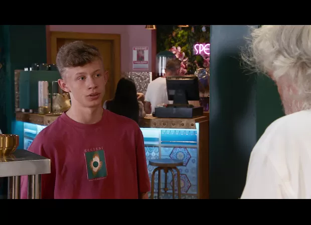 A teenage actor from Coronation Street was hospitalized for an unknown reason.