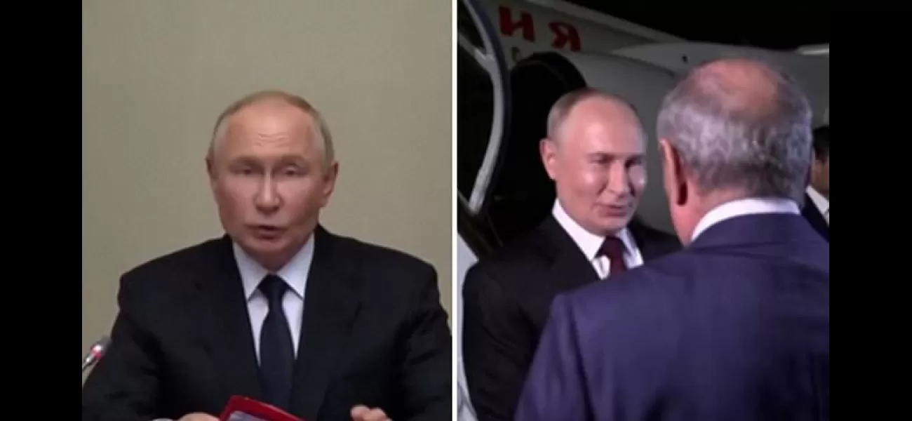 Putin sparks speculation of using a body double after sharing a photo highlighting his striking cheekbones.