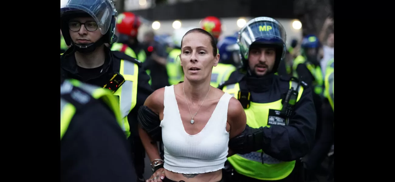 A mother, introverted person in balaclava, and flasher face court for charges related to rioting.