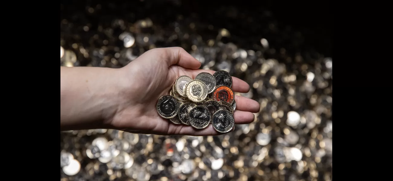 New coins with King's portrait to be released this week.