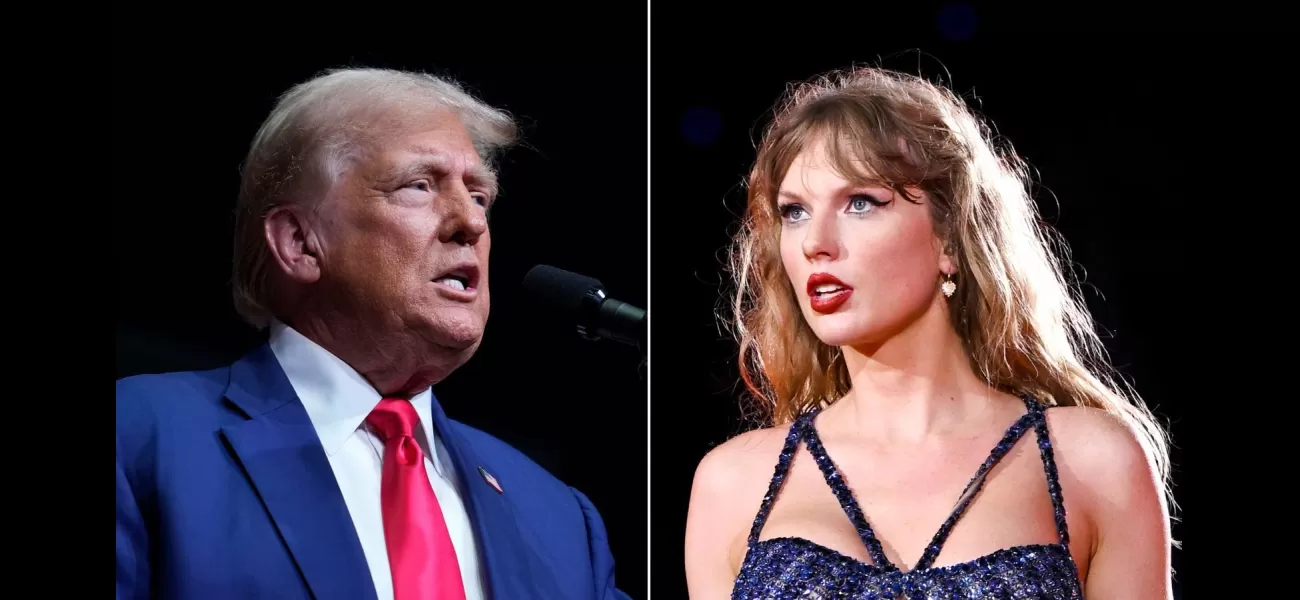 Trump agrees to use AI-generated images of pop star Taylor Swift.