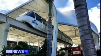 Saying goodbye to iconic Sea World Monorail on Gold Coast.