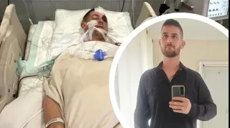 A man from Australia is in a coma after being seriously hurt in a moped crash while in Bali.