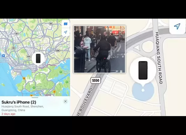 A man from London was able to trace his stolen phone to China.