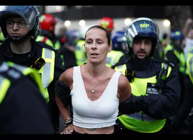 A mother, introverted person in balaclava, and flasher face court for charges related to rioting.