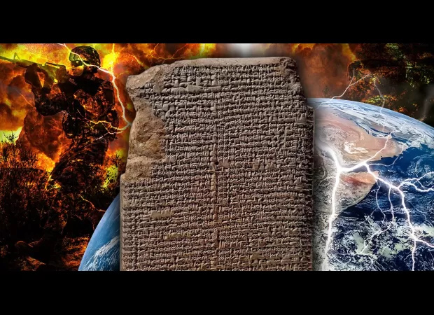 An old Babylonian tablet has 61 ominous prophecies for the future of Earth.