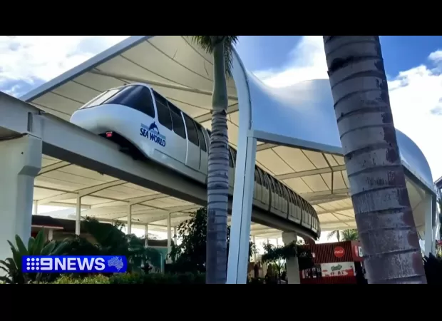Saying goodbye to iconic Sea World Monorail on Gold Coast.