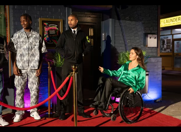 EastEnders confirms a heartbreaking love story as club gets dangerously packed.