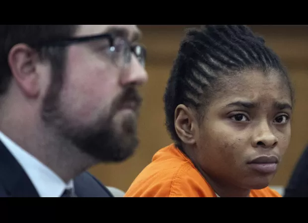 Woman imprisoned for murder of man she claimed sexually trafficked her.