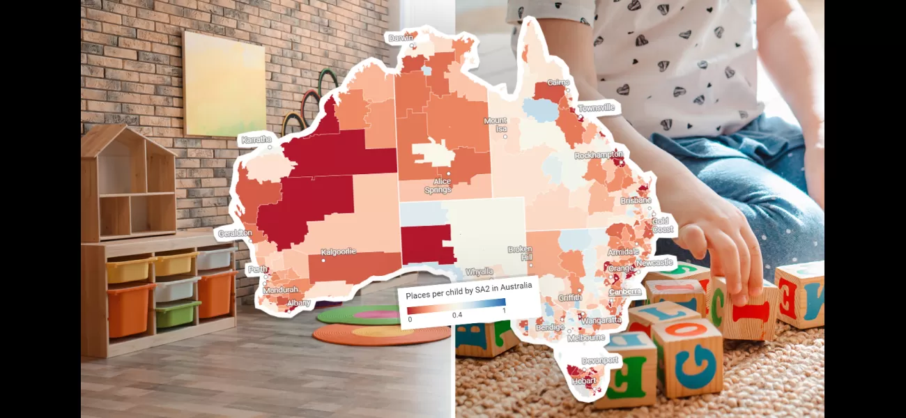 Study finds areas with lowest number of childcare centers in Australia
Study shows parts of Australia with fewest childcare centers