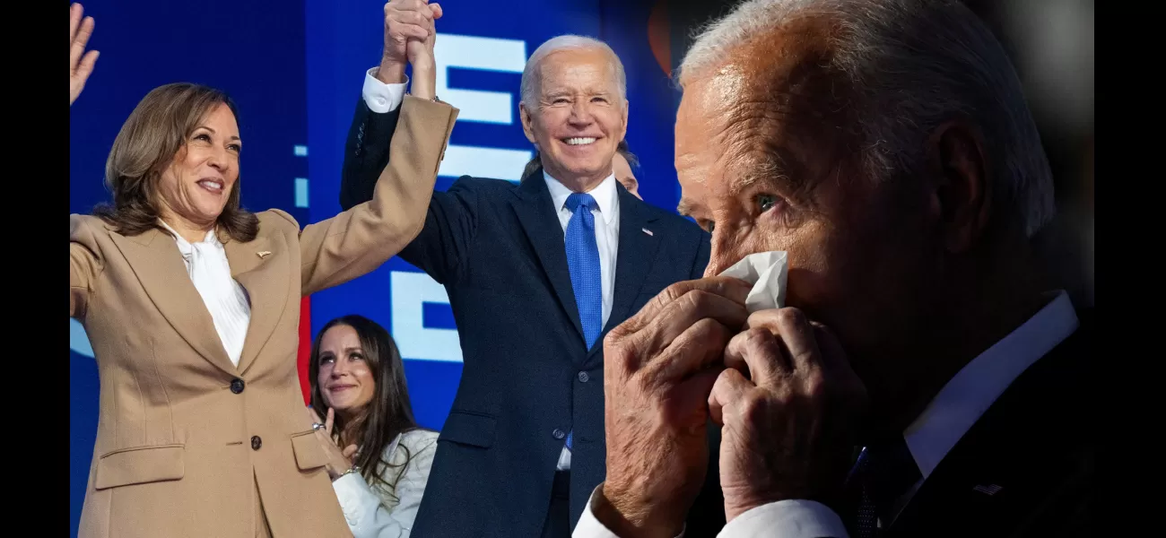 Joe Biden cried in his goodbye speech.