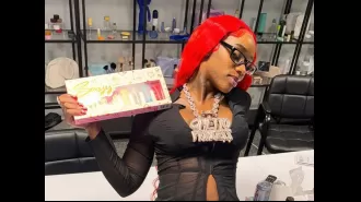 Hip-hop artist creates explicit cosmetic collection featuring offensive lip gloss names like 