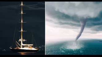 A waterspout may have caused the Sicily yacht tragedy.