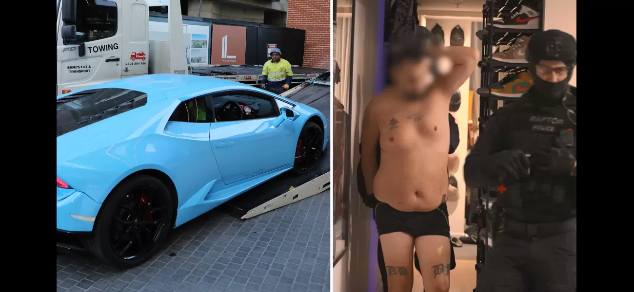 Police charge man after finding Lamborghini & suspecting unexplained wealth.