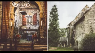 After being shut for centuries due to the Black Death, old churches are now reopening.