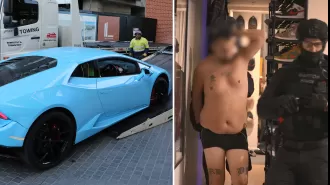 Police charge man after finding Lamborghini & suspecting unexplained wealth.