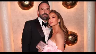 JLo splits with Ben Affleck, filing for divorce.