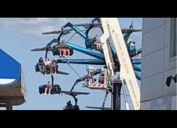 People stuck on a ride for hours at a fair when it malfunctions.