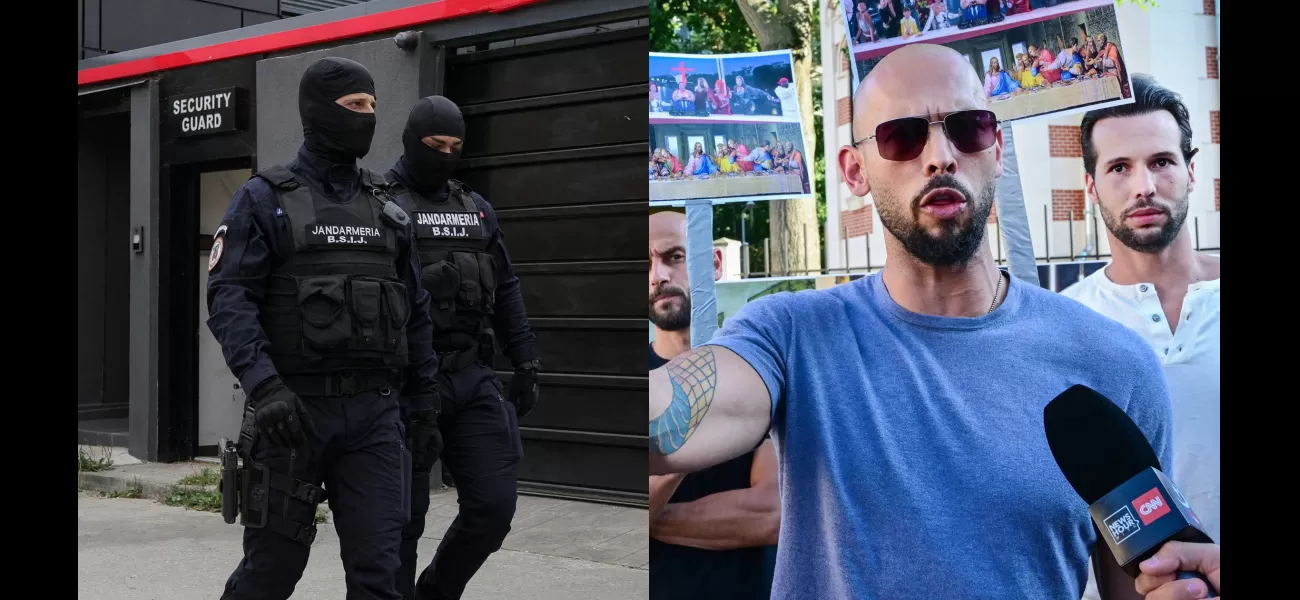Police search Andrew Tate's residence in latest investigation involving his brother.
