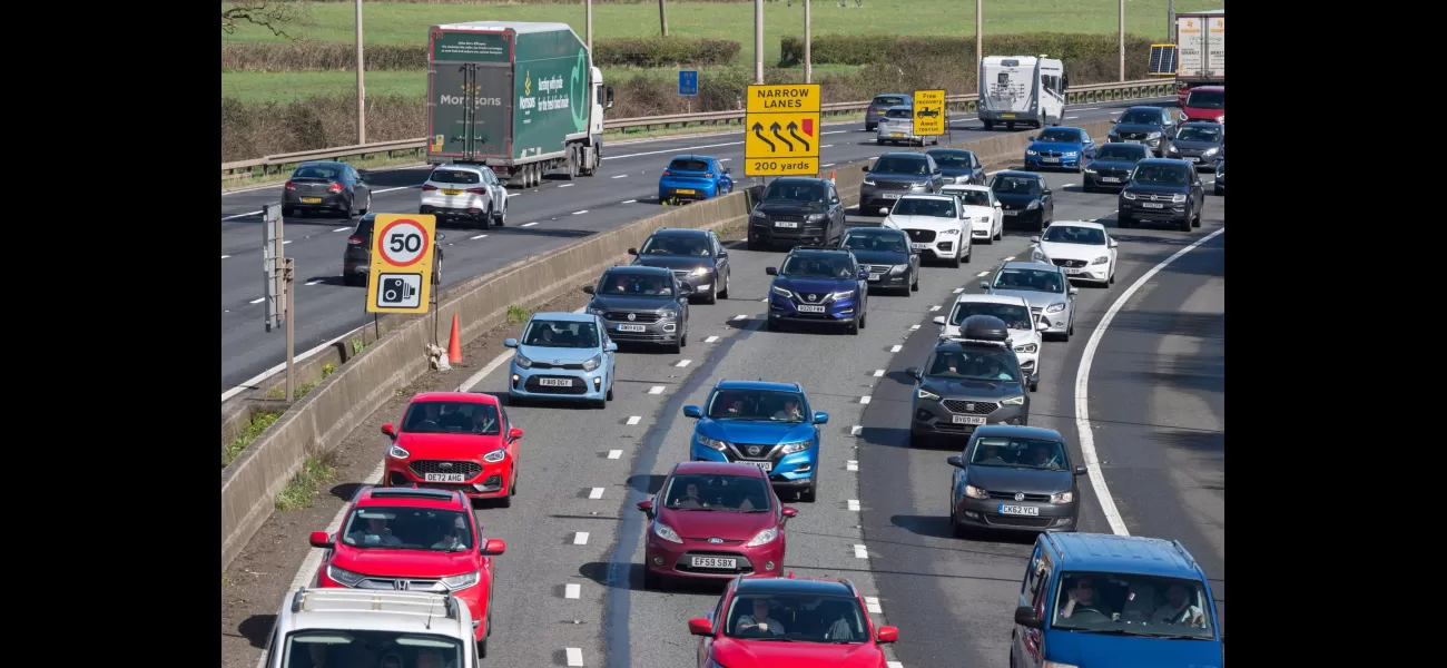 Holiday traffic hotspots revealed by map for this weekend's travel.