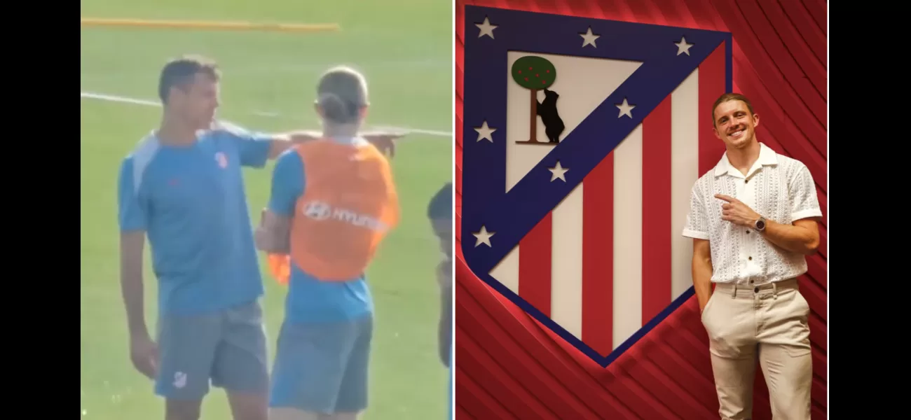 Chelsea supporters commend Azpilicueta for assisting Gallagher in Atletico Madrid practice.
