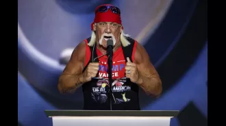 Hulk Hogan says drinking led to his offensive gesture and rant towards Kamala Harris being labeled as 