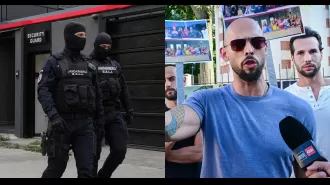 Police search Andrew Tate's residence in latest investigation involving his brother.