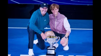 Sinner's coach defends him after Kyrgios demands two-year ban for failed drug tests.