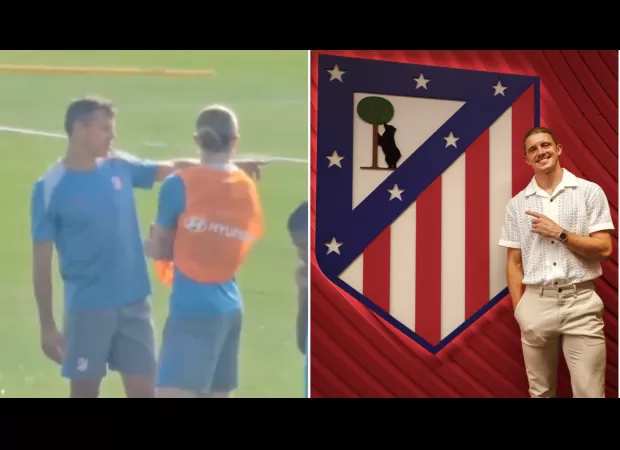 Chelsea supporters commend Azpilicueta for assisting Gallagher in Atletico Madrid practice.