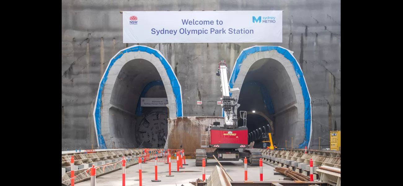 Construction underway at Sydney's Olympic Park as Metro-West project kicks off.