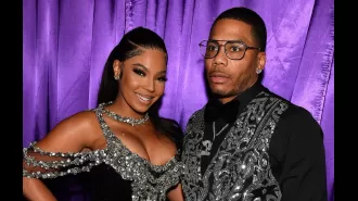 Ashanti announced the arrival of her and Nelly's first child, born a month ago.